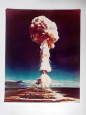 Mururoa 1970 - Essai nucléaire -  Explosion atomique - Tirage argentique vintage