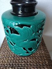 GRAND VASE Céramique GUSTAVE ASCH à SAINTE-RADEGONDE, Art Deco/Nouveau/primavera