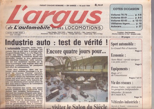 Argus 2897 autriche - gp, /
