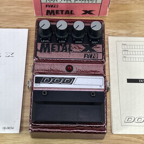 Dod fx70 metal distortion - fx70,