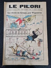 Journal Le Pilori n°251 du 08 février 1891 revue satirique caricature Vignères