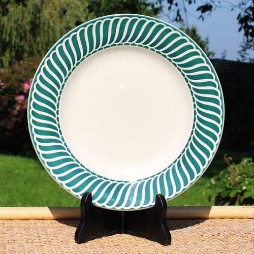 Ancien plat rond faïence - en,