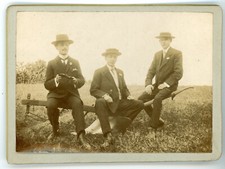 PHOTO 1912, 3 hommes