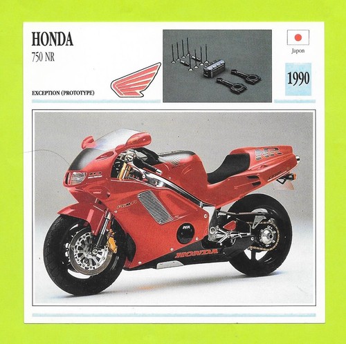 Fiche moto honda 750 nr - -,