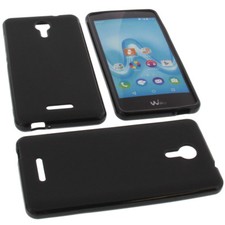 Housse De Téléphone Pour Wiko Tommy 2, Protection En TPU, Caoutchouc, Noir