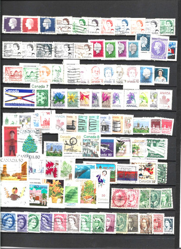 Canada 100 timbres - canada,