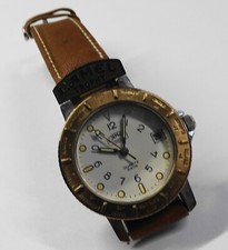 VINTAGE MONTRE QUARTZ PUBLICITAIRE COLLECTION CAMEL TROPHY GREEN BELT 10 ATM