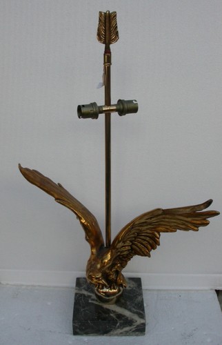 Lampe aigle socle - à, marbre