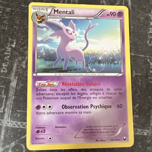 Carte pokémon rare mentali - carte,