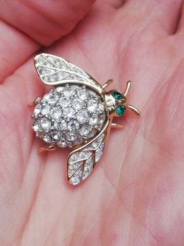 Broche ancienne plaqué - broche,