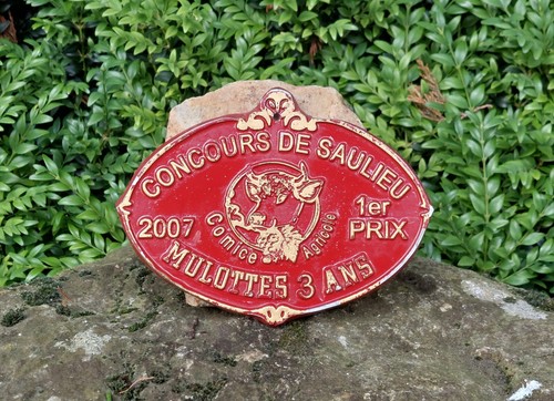 Plaque récompense agricole - plaque, de