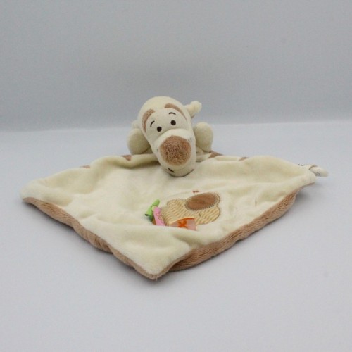 Doudou plat tigrou écru - doudou,
