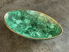 Coupe Bol En Malachite (Pierre