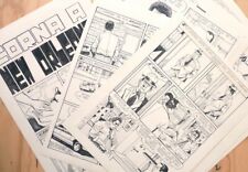 MARRAFFA 16 planches originales BD érotique Elvifrance vers 1985 érotisme 