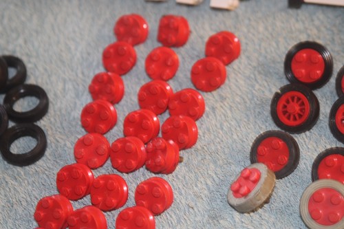 Lego roues essieux pneus - roues,