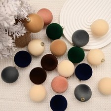 Lot 12 Boules de Noël Velours Mat –  Ø6cm  –  Déco Chic et Élégante Sapin