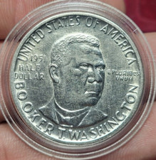 #07-045 ~ USA Etats Uni - 1/2 Half Dollar - Booker WASHINGTON 1951