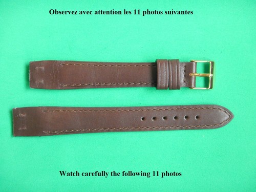 Bracelet marron veau box - veau,