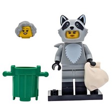 LEGO CMF Série 22 costume raton laveur col22-10 figurine complète