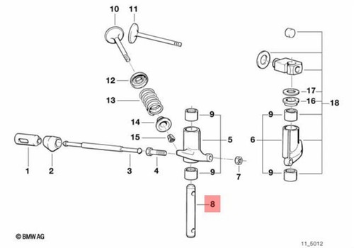 Genuine bmw rocker - bmw, arm