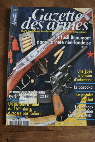 Revue gazette armes 323 - revue, n°323
