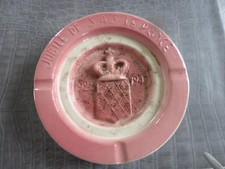 ancien cendrier Jubilé SAS Le Prince Monaco Louis II signé Azureart Monte carlo