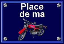 plaque " PLACE DE MA PEUGEOT