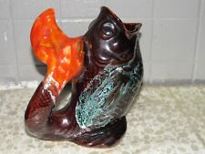 Pichet  vase poisson en