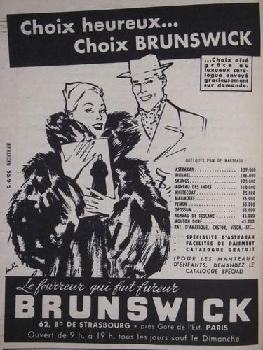 Publicité presse 1953 - de,
