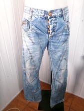 Pantalon jean bleu délavé