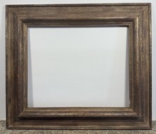 Cadre ancien en bois sculpté et mouluré 6F 6P Feuillure: 34x41,5 cm Entier:48x56