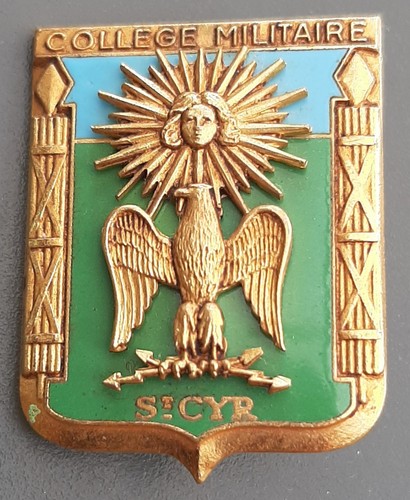 Insigne doré badge collège - doré,
