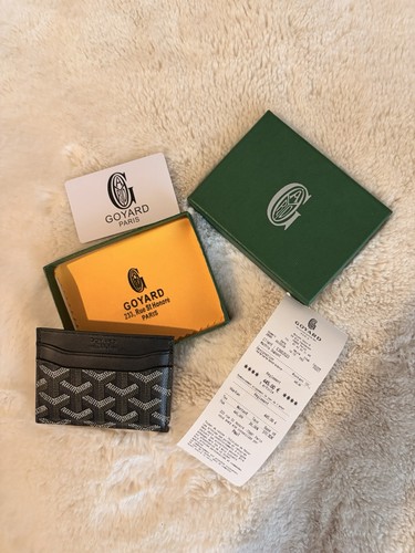 Porte carte goyard noir - goyard,