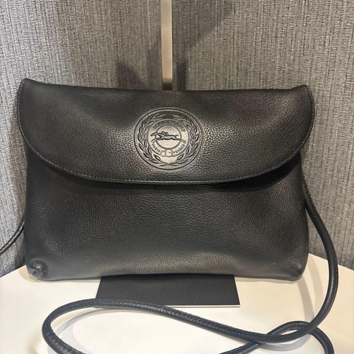 Longchamp leather shoulder - shoulder, bag