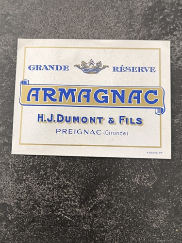 étiquette vin armagnac - Étiquette, de