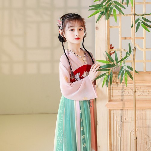 Fille ancien brodé - ancien, hanfu