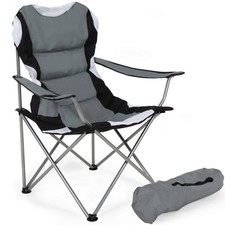 Chaise de camping rembourrée