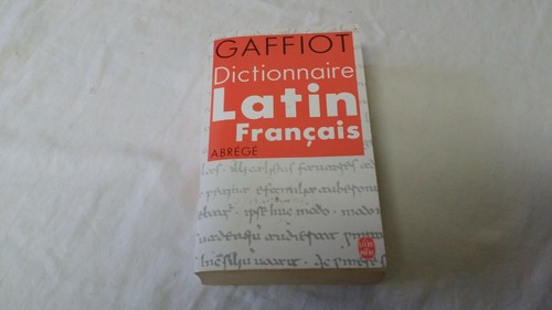 Dictionnaire latin français - dictionnaire, latin-français