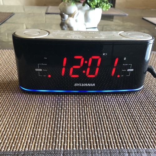 Sylvania clock radio bluetooth - sylvania,
