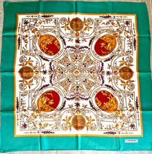 Foulard/Carré/Chale ★ LANCEL ★en soie 100% -hand rolled -40 g★Silk SCARF