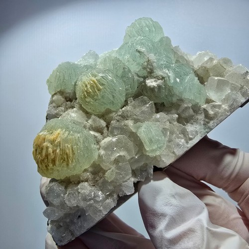 Sphère préhnite cube de - de,
