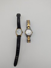 Lot de 2 montres Certus Plaqué Or, quartz, une avec date