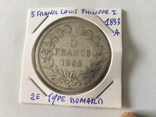 France 5 Francs Argent Louis