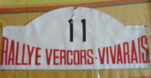 Ancienne plaque rallye - ancienne,