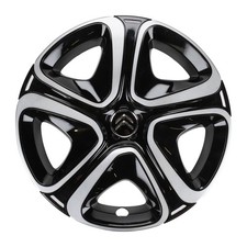 Enjoliveur original noir argenté pour jante 14 pouces C3 III 98136874XY