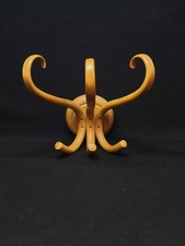 Porte Manteau Patère Murale En Bois Courbé Perroquet Vintage 