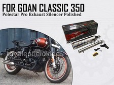 Pour Royal Enfield Goan Classique 350 Red Rooster Silencieux Échappement & Tuyau