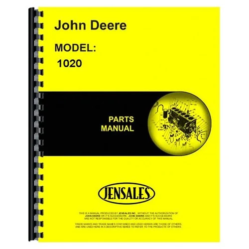 Parts Manual fits John Deere