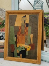 Tableau En Marqueterie Bois