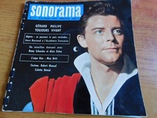SONORAMA N°14 Déc 1959-Hommage G Philippe- Schneider/Delon- Cocteau _ L'Algérie
